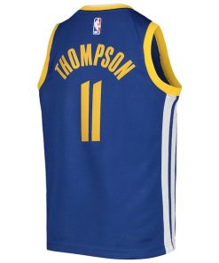 Alternative view of Klay Thompson Golden State Warriors Nike Youth Team Swingman Jersey - Icon Edition - Blue