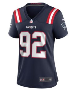 Alternative view of Davon Godchaux New England Patriots Nike Women's Game Jersey - Navy