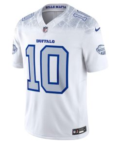 Alternative view of Khalil Shakir Buffalo Bills Nike 2025 Rivalries Collection Limited Jersey - White