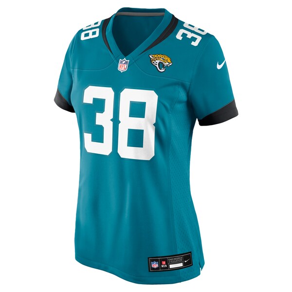 Velus Jones Jr. Jacksonville Jaguars Nike Women's Game Jersey - Teal - Image 2