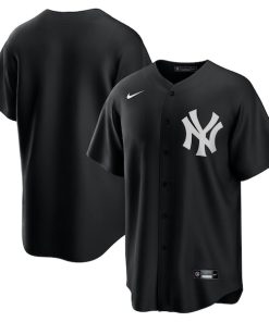 New York Yankees Nike Official Replica Jersey - Black/White