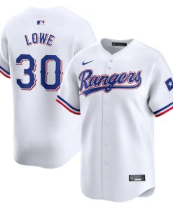 Nathaniel Lowe Texas Rangers Nike Home Limited Player Jersey - White