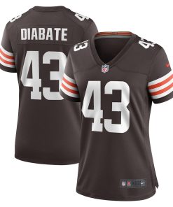 Mohamoud Diabate Cleveland Browns Nike Women's Team Game Jersey -  Brown