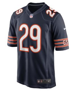 Alternative view of Tyrique Stevenson Chicago Bears Nike  Game Jersey -  Navy