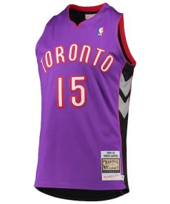 Alternative view of Vince Carter Toronto Raptors 1999/2000 Hardwood Classics Authentic Jersey - Purple