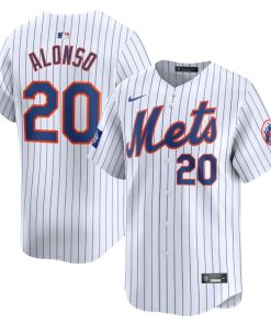 Pete Alonso New York Mets Nike 2024 MLB World Tour London Series Home Limited Player Jersey - White