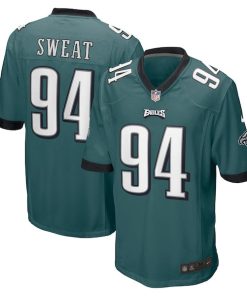 Josh Sweat Philadelphia Eagles Nike Game Jersey - Midnight Green