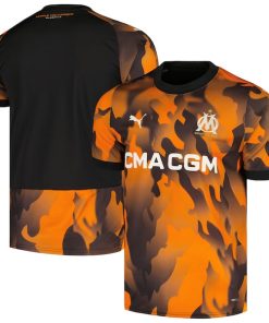 Olympique Marseille Puma 2023/24 Third Replica Jersey - Orange