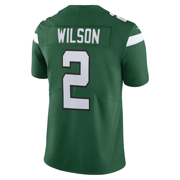 Zach Wilson New York Jets Nike Vapor Limited Jersey - Gotham Green/Black/White - Image 4