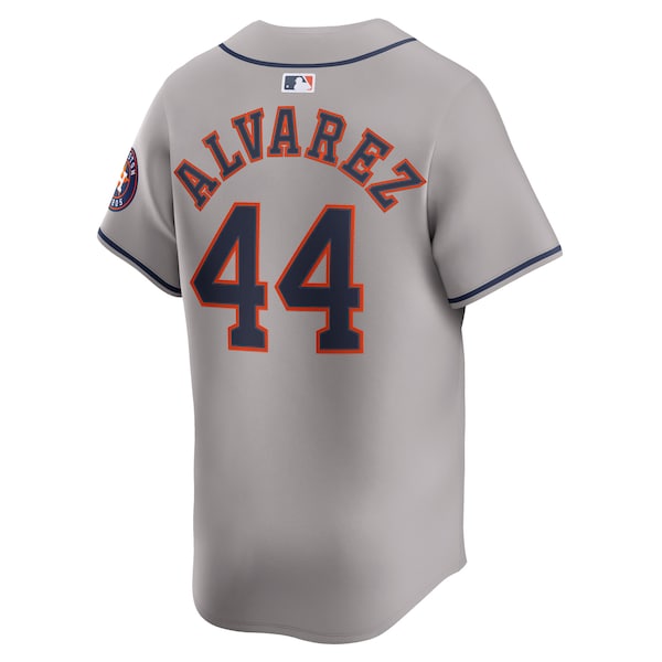 Yordan Alvarez Houston Astros Nike Road Limited Player Jersey - Gray - Image 3