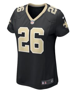 Alternative view of Eno Benjamin New Orleans Saints Nike Women's Team Game Jersey -  Black