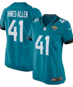 Josh Hines-Allen Jacksonville Jaguars Nike Women's Player Game Jersey - Teal
