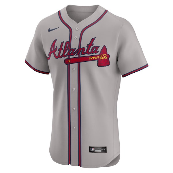 Atlanta Braves Nike 2024 Jackie Robinson Day Elite Jersey - Gray - Image 2