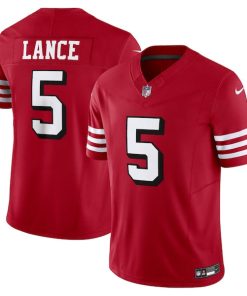 Trey Lance San Francisco 49ers Nike Vapor F.U.S.E. Limited Jersey - Scarlet