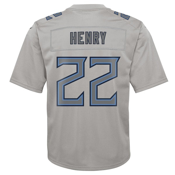 Derrick Henry Tennessee Titans Nike Youth Atmosphere Game Jersey - Gray - Image 3