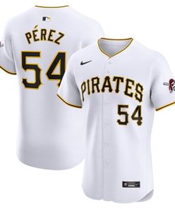 Martin Perez Pittsburgh Pirates Nike Home Elite Player Jersey - White