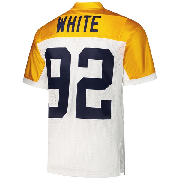 Reggie White Green Bay Packers 1994 Authentic Throwback Retired Player Jersey - White - Image 3