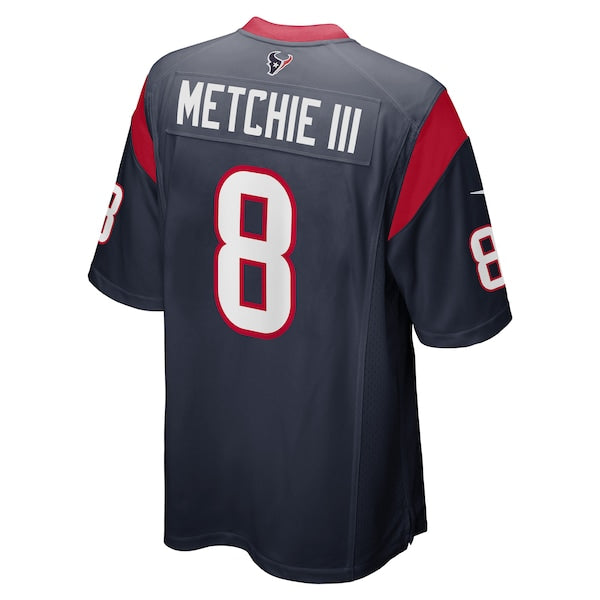John Metchie III Houston Texans Nike Game Player Jersey - Navy - Image 3