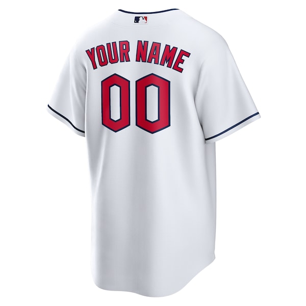 Cleveland Guardians Nike Replica Custom Jersey - White - Image 3