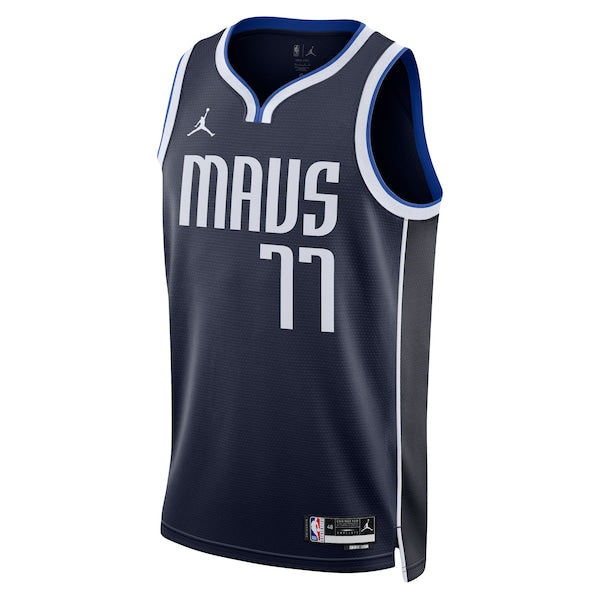 Luka Don?i? Dallas Mavericks Jordan Brand Unisex Swingman Jersey - Statement Edition - Navy - Image 2