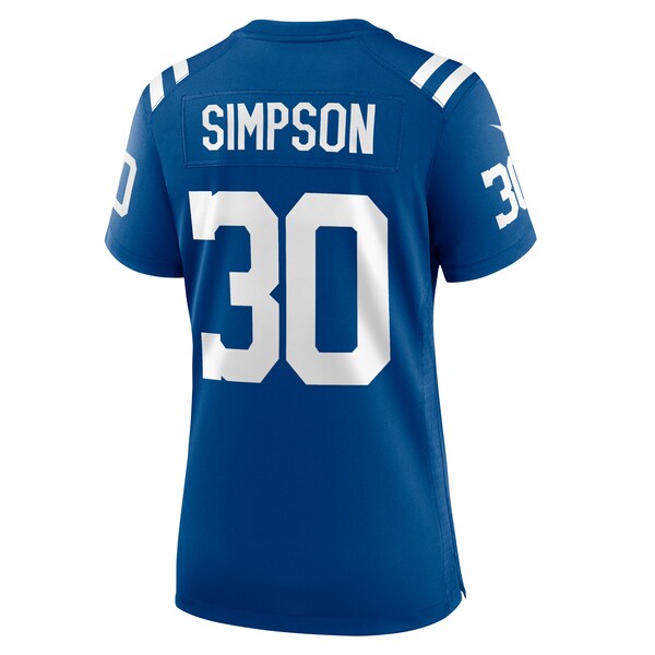 Jaylin Simpson Indianapolis Colts Nike Women's Game Jersey - Royal - Image 3