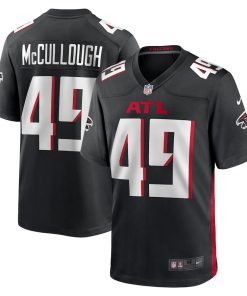 Liam McCullough Atlanta Falcons Nike Team Game Jersey -  Black