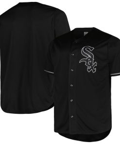 Chicago White Sox Profile Big & Tall Blackout Replica Jersey
