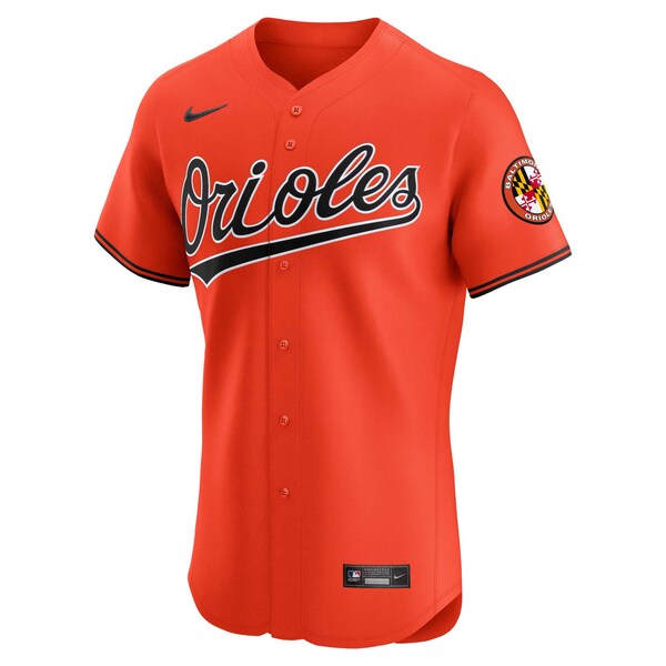 Baltimore Orioles Nike Alternate Vapor Premier Elite Patch Jersey - Orange - Image 3