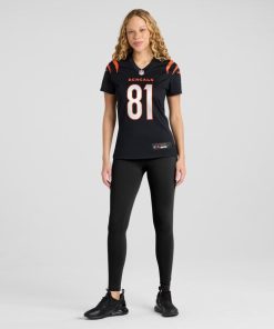 Jermaine Burton Cincinnati Bengals Nike Women's  Game Jersey -  Black