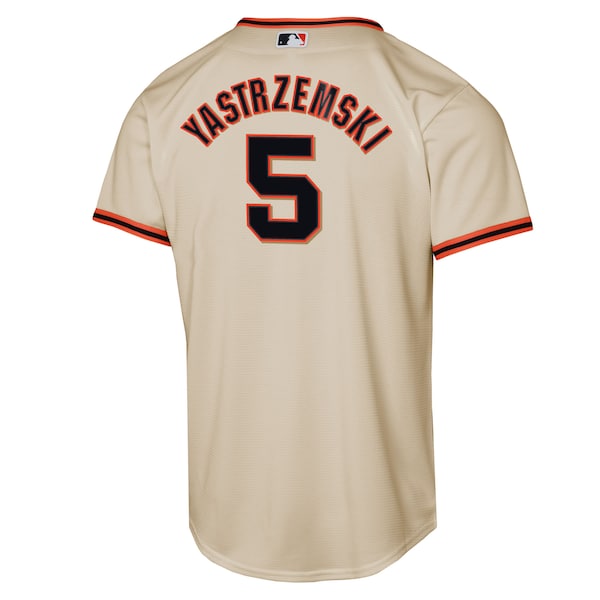 Mike Yastrzemski San Francisco Giants Nike Youth Home Replica Player Jersey - Cream - Image 3