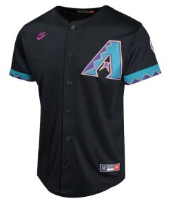 Alternative view of Randy Johnson Arizona Diamondbacks Nike Youth Cooperstown Collection Limited Player Jersey - Black
