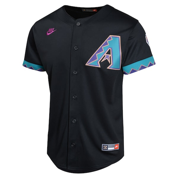 Randy Johnson Arizona Diamondbacks Nike Youth Cooperstown Collection Limited Player Jersey - Black - Image 2