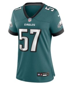 Alternative view of Ben VanSumeren Philadelphia Eagles Nike Women's Team Game Jersey - Midnight Green