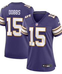 Joshua Dobbs Minnesota Vikings Nike Women's Alternate Game Jersey - Purple