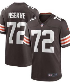 Ty Nsekhe Cleveland Browns Nike  Game Jersey -  Brown