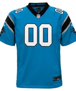 Alternative view of Carolina Panthers Nike Youth Alternate Custom Game Jersey - Blue