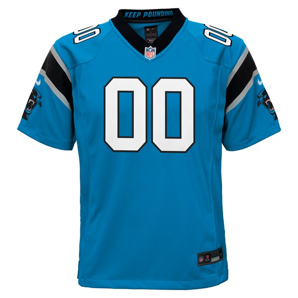 Carolina Panthers Nike Youth Alternate Custom Game Jersey - Blue - Image 2