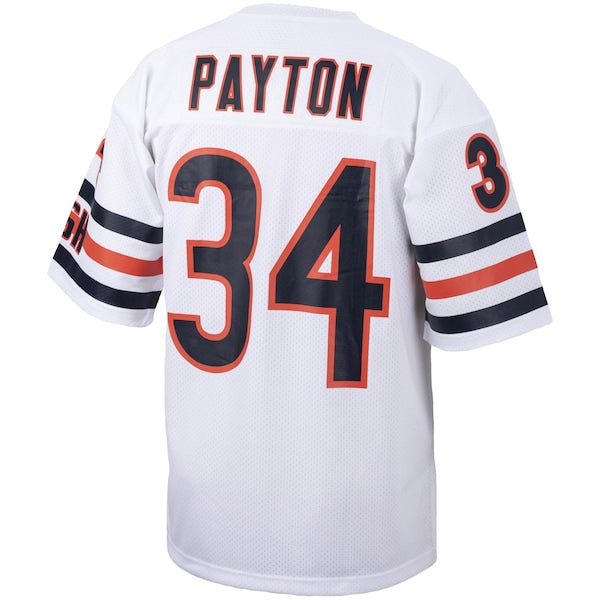 Walter Payton Chicago Bears Big & Tall 1985 Retired Player Replica Jersey - White/Navy - Image 4