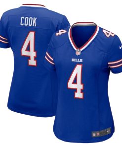 James Cook Buffalo Bills Nike Women's Game Player Jersey - Royal