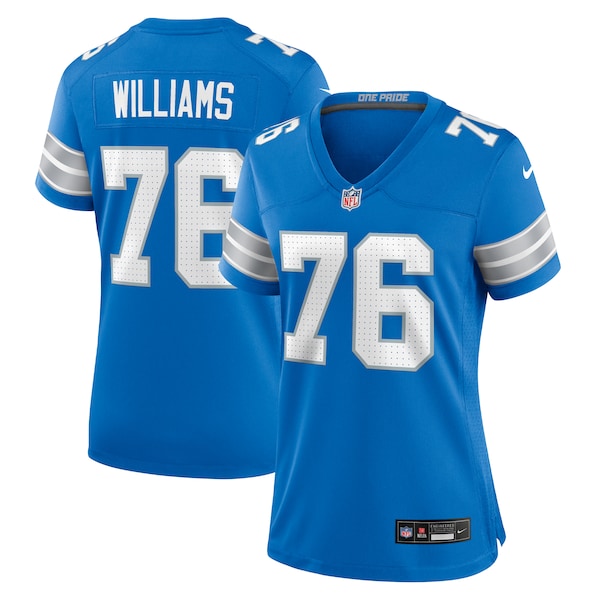 Raequan Williams Detroit Lions Nike Women's Team Game Jersey - Blue