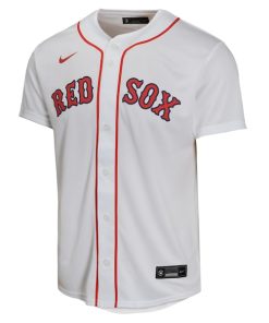 Alternative view of Boston Red Sox Nike Youth Home Game Jersey - White
