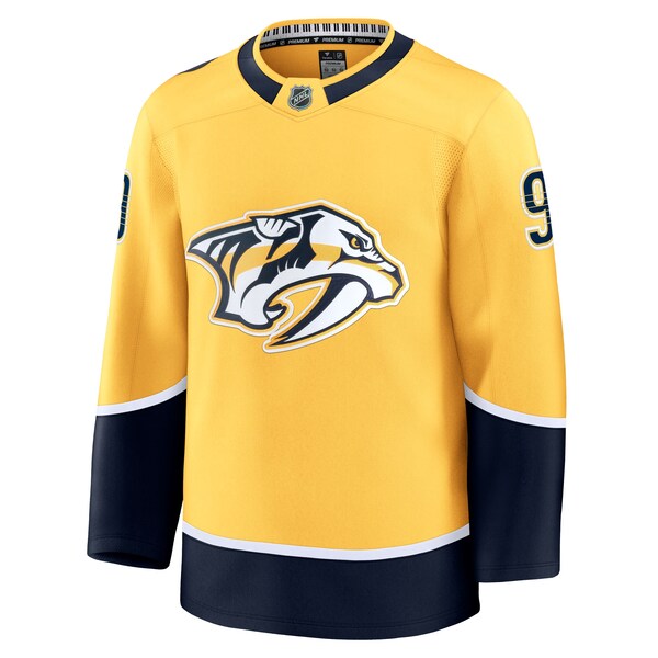 Filip Forsberg Nashville Predators Home Premium Jersey - Gold - Image 2