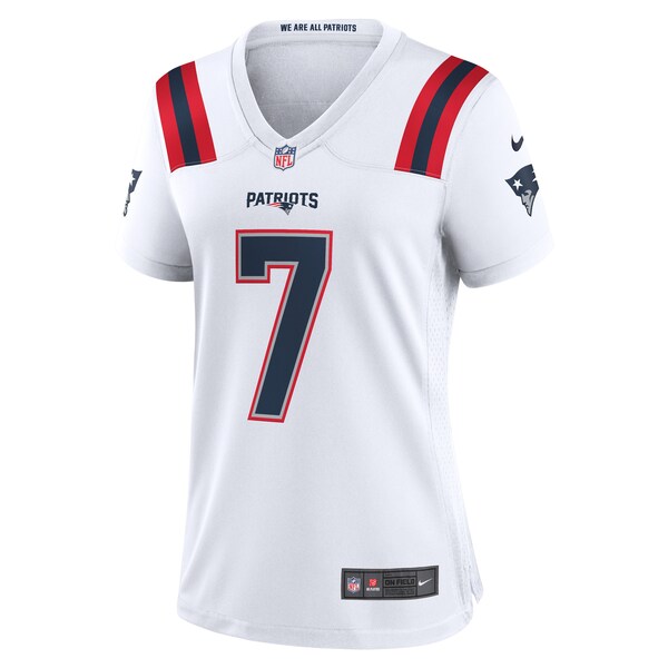 JuJu Smith-Schuster New England Patriots Nike Women's Game Player Jersey - White - Image 2