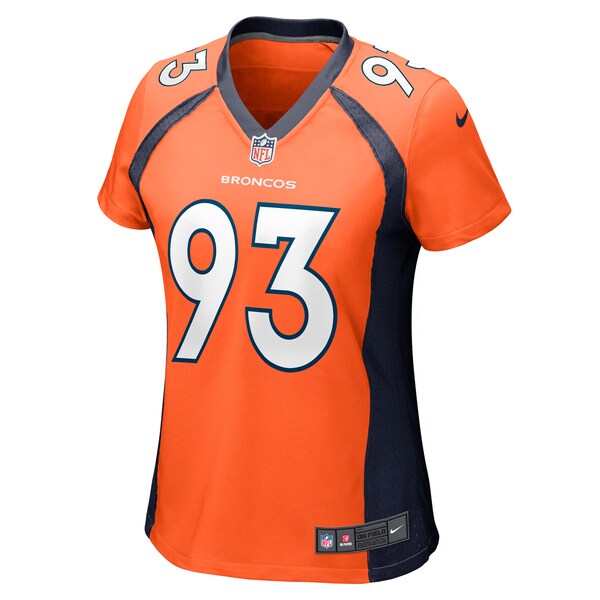 Troy Jones Denver Broncos Nike Women's Game Jersey - Orange - Image 2