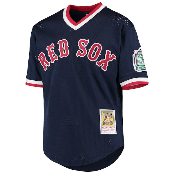 Pedro Martinez Boston Red Sox Youth Cooperstown Collection Mesh Batting Practice Jersey - Navy - Image 2