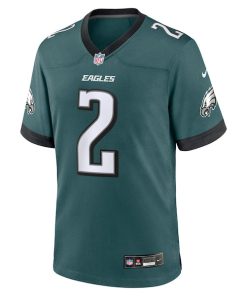 Alternative view of Jahan Dotson Philadelphia Eagles Nike Team Game Jersey - Midnight Green