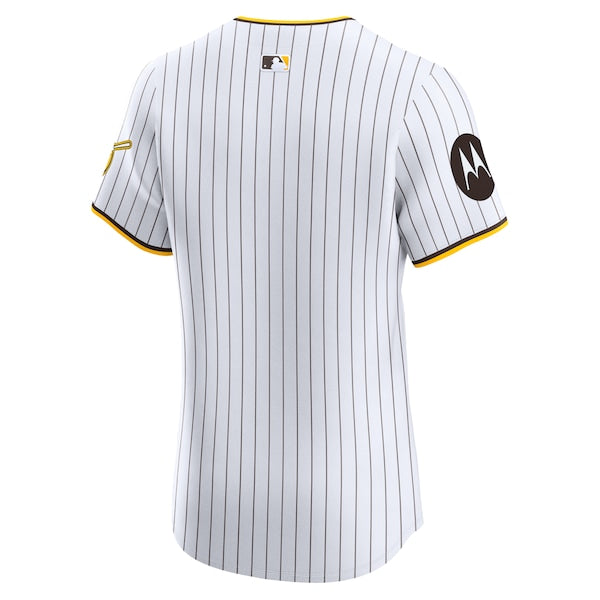 San Diego Padres Nike Home Elite Patch Jersey - White - Image 3