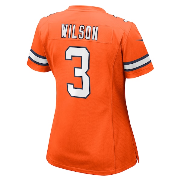 Russell Wilson Denver Broncos Nike Women's Player Game Jersey - Orange - Image 3