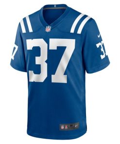 Alternative view of Isaac Taylor-Stuart Indianapolis Colts Nike Team Game Jersey -  Royal