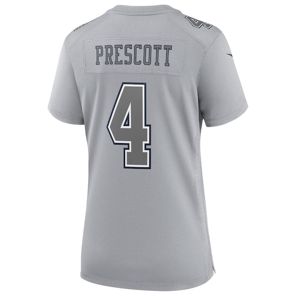 Dak Prescott Dallas Cowboys Nike Women's Atmosphere Fashion Game Jersey - Gray - Image 3
